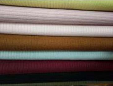 龙彩呢 坑条针织毛呢刺毛 童装女装面料 多色现货 厂家直销
